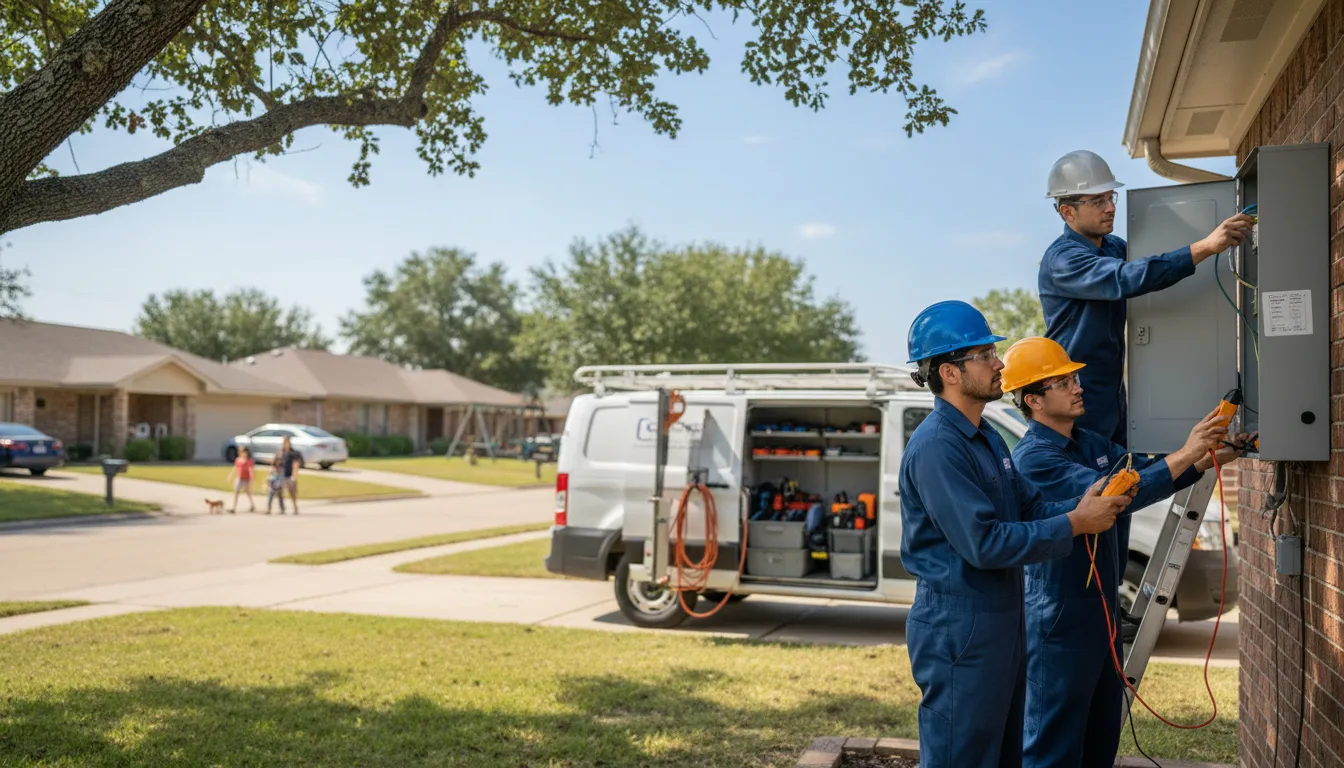 Certified electrician providing emergency electrical services in Reidville, SC